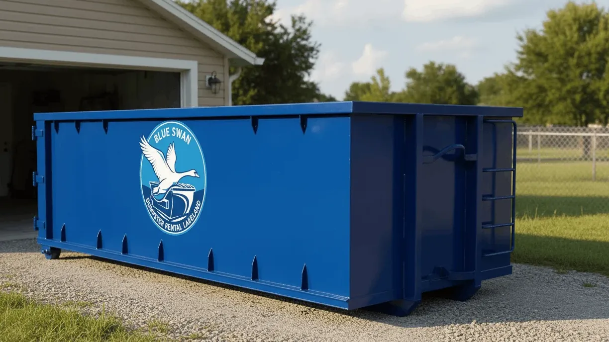 20 Yard Dumpster roll-off container in Lakeland, FL 20 Yard Dumpster roll-off container in Lakeland, FL