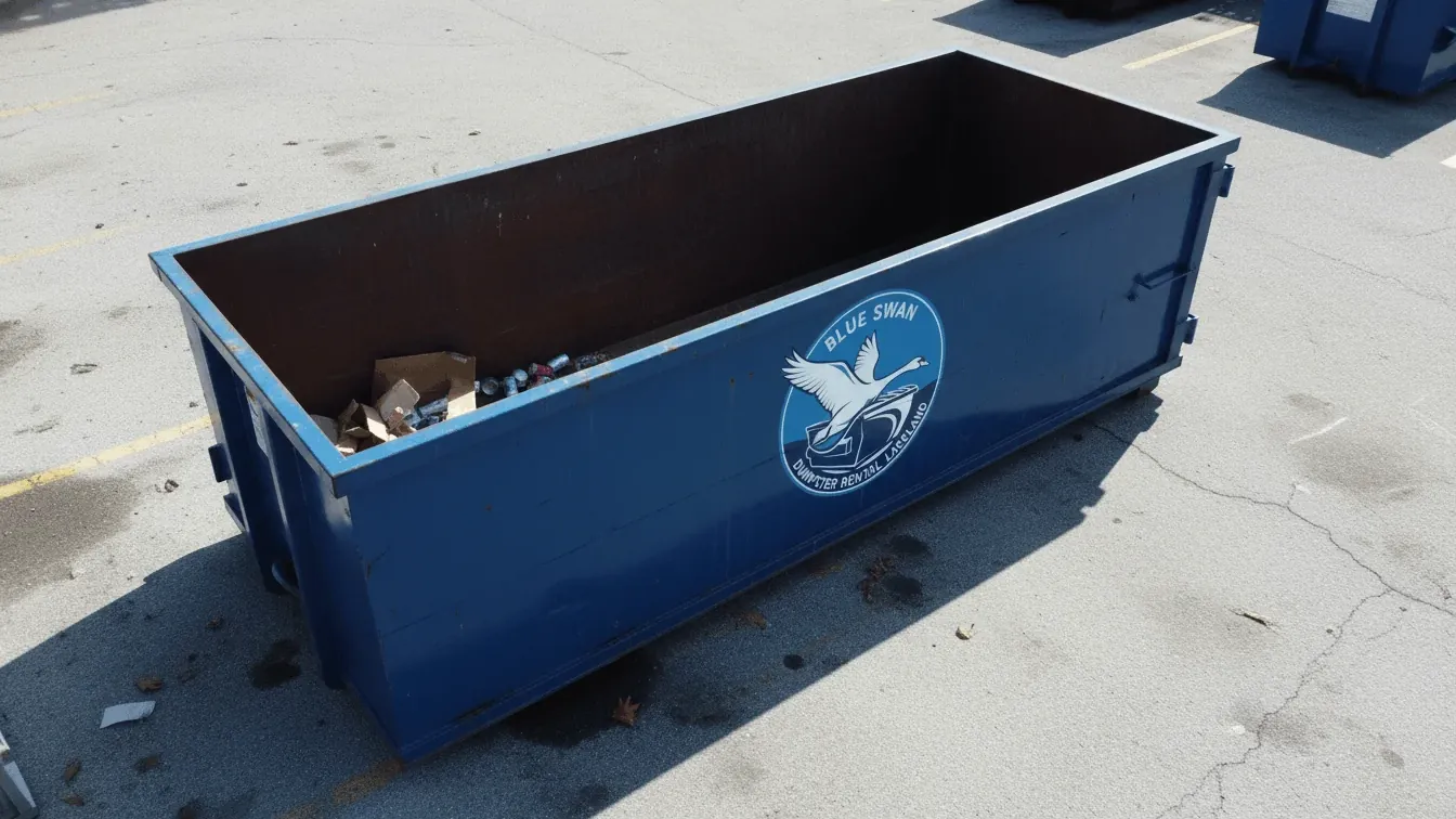 Heavy debris container loaded with concrete and masonry in Lakeland, Florida Heavy debris container loaded with concrete and masonry in Lakeland, Florida